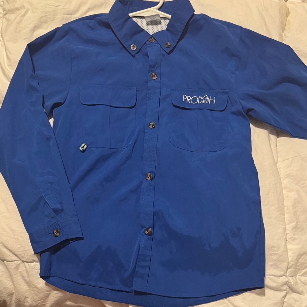 Prodoh Kids Blue Button Down Shirt